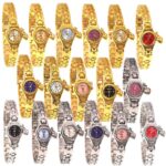 10 pièces_lot, prix de gros mixte en vrac mignon Bracelet en argent dame femmes montres Quartz